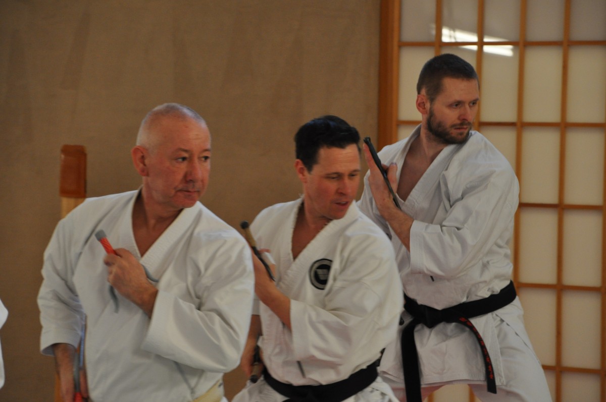 Yamanni Chinen Ryu - Bo training