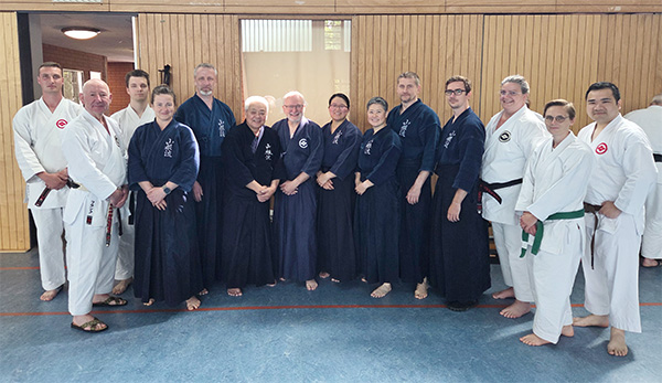 Oshiro Dojo Aschersleben beim Lehrgang mit Shihan Toshihiro Oshiro