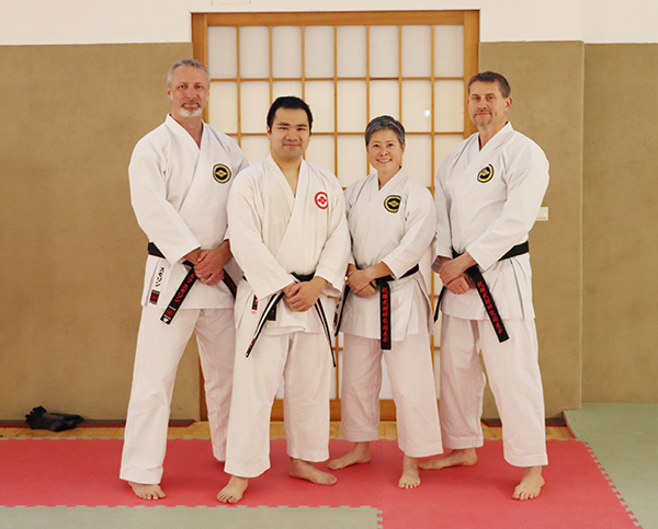 Sensei Ralf Smolin, Senpai Hieu Nguyen, Sensei Hiro Obara, Sensei Kai Gawlitta